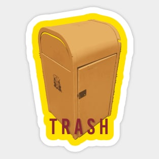 Trashy Sticker